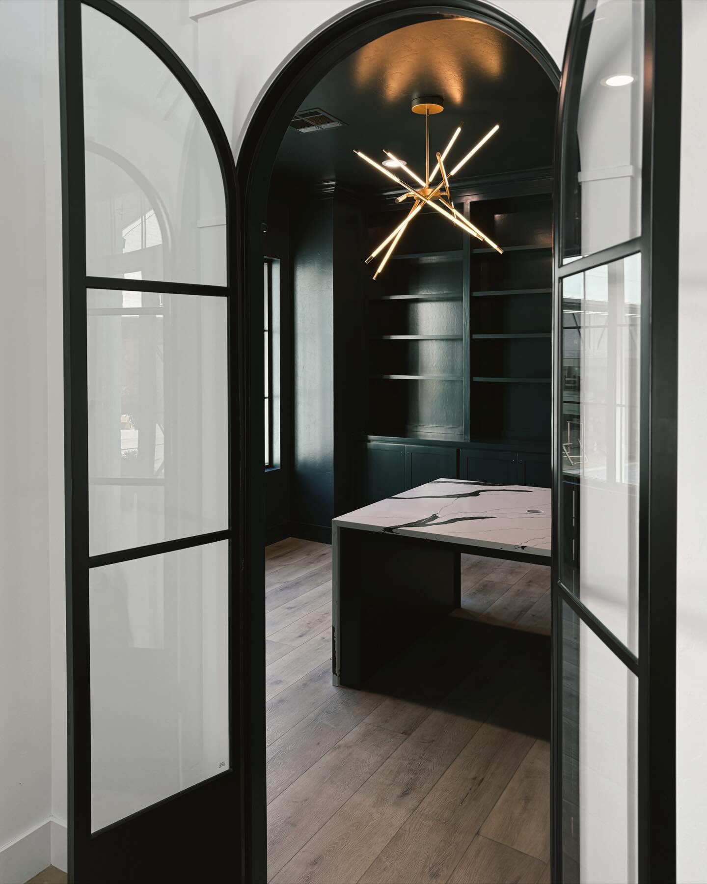 Home office chandelier
