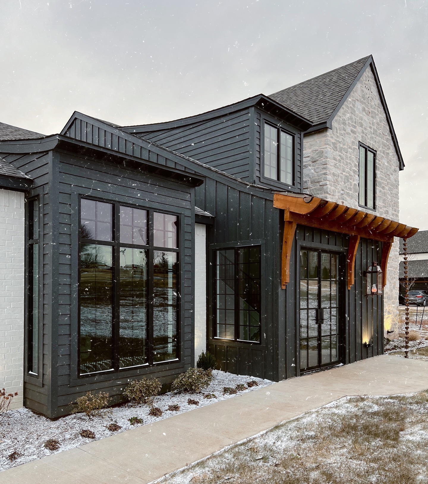 Modern home exterior — AIM Electric