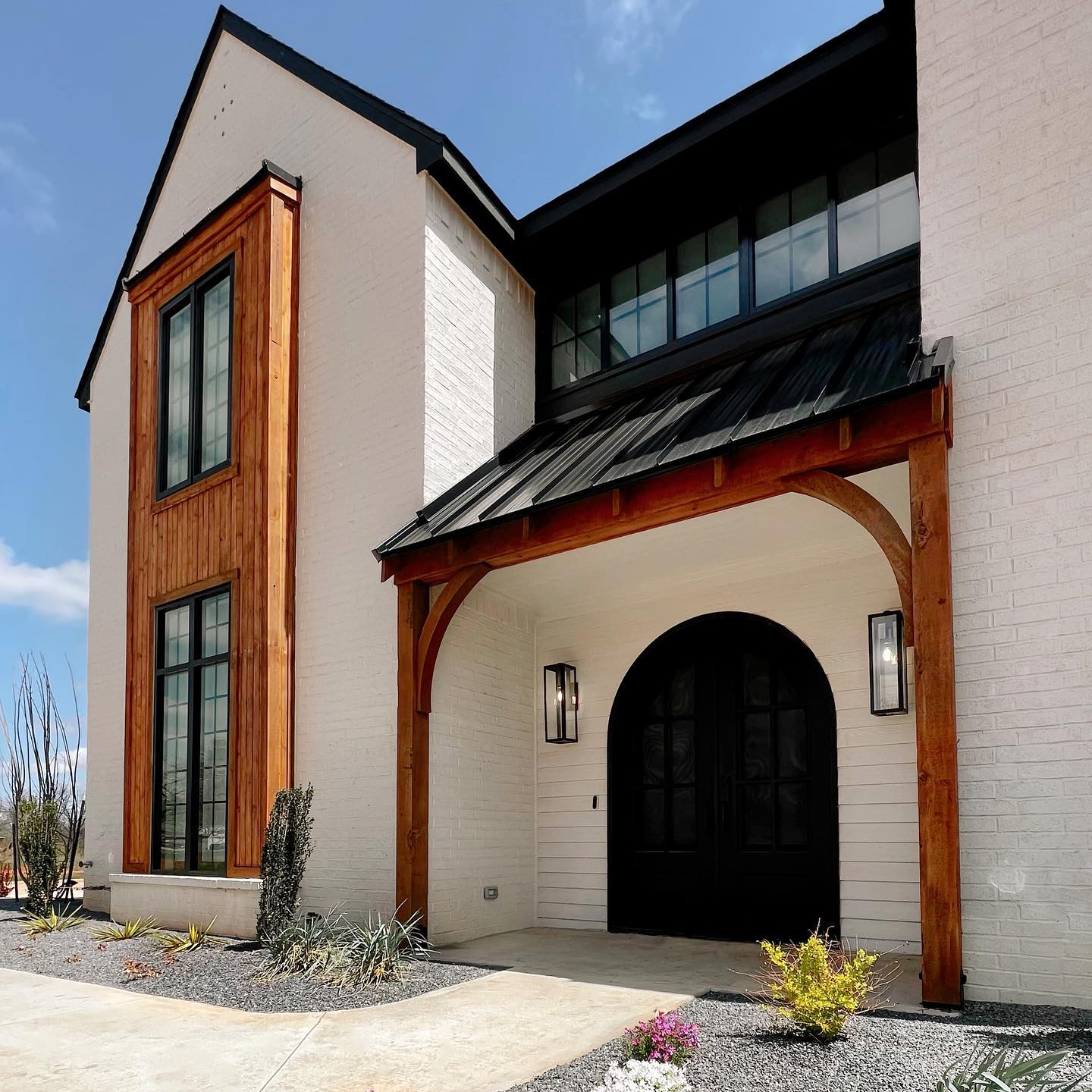 Custom home exterior lighting — AIM Electric